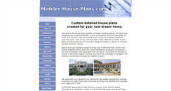 Desktop Screenshot of minkler-house-plans.com